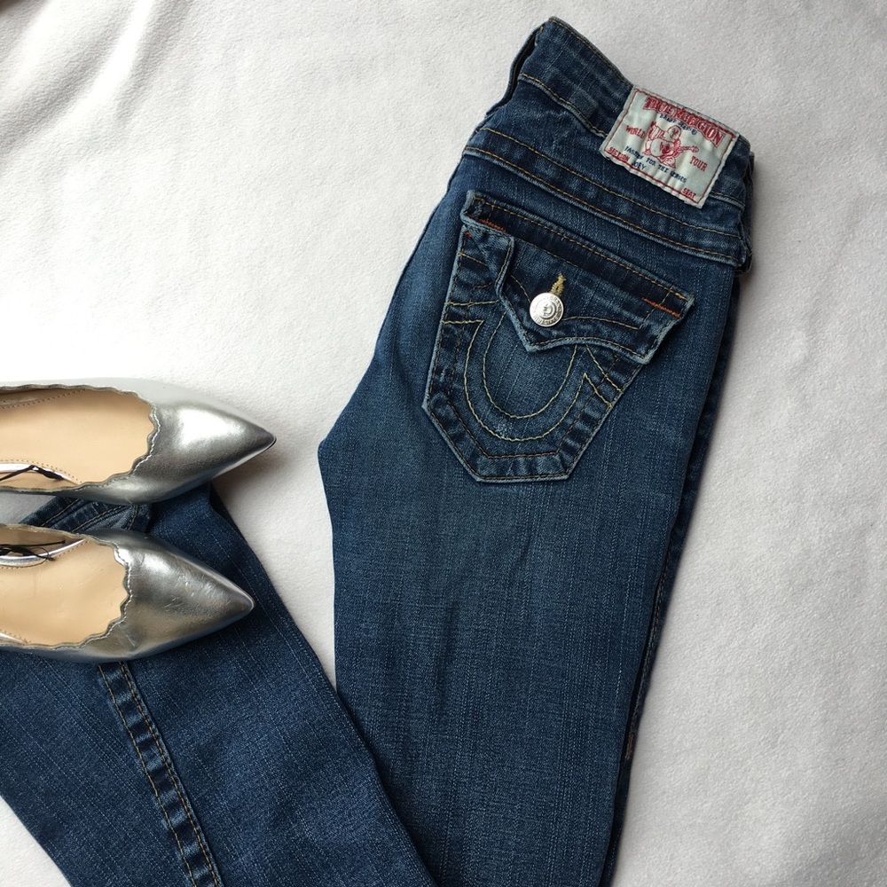 TRUE RELIGION joey Bootcut Jeans sz 24