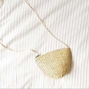 Small Straw Crossbody