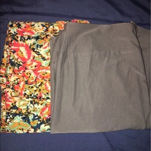 TWO Pairs of LuLaRoe TC Leggings