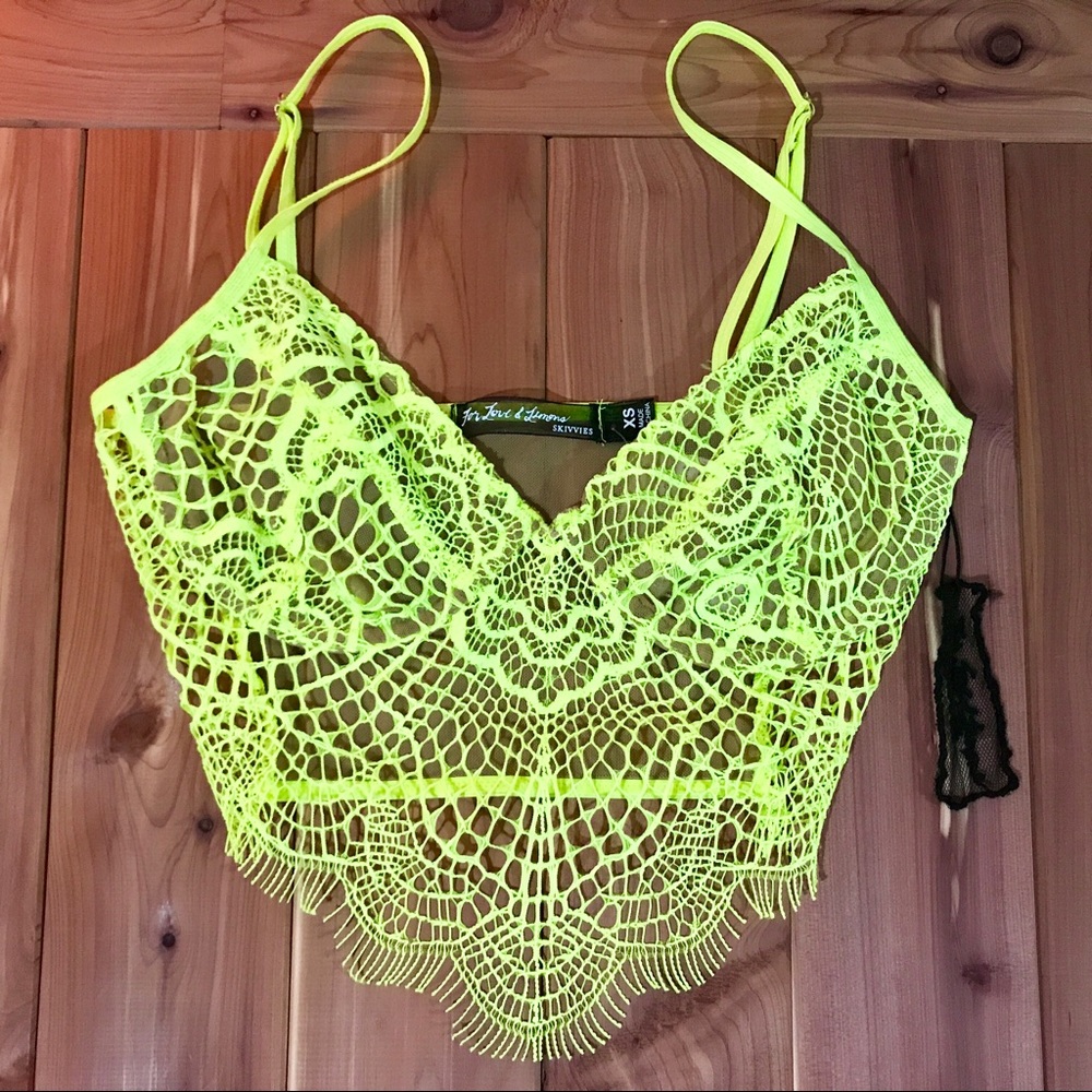 FLL Bat Your Lashes Underwire Bra - Highlighter