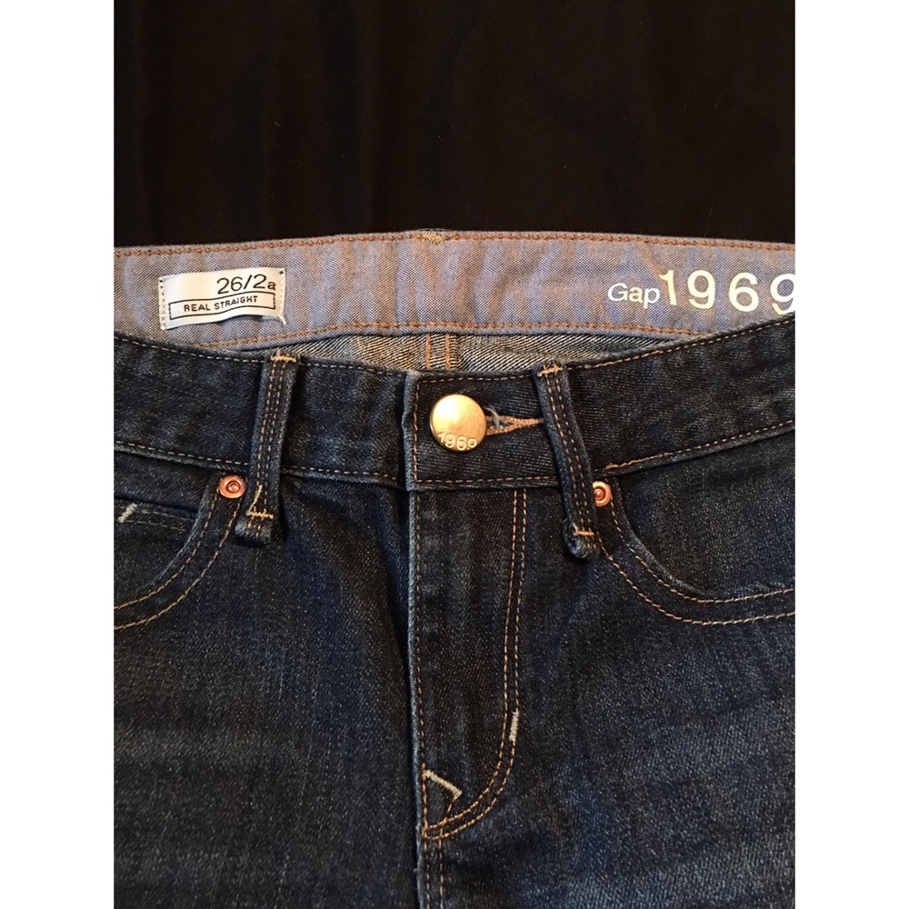 gap dark wash jeans