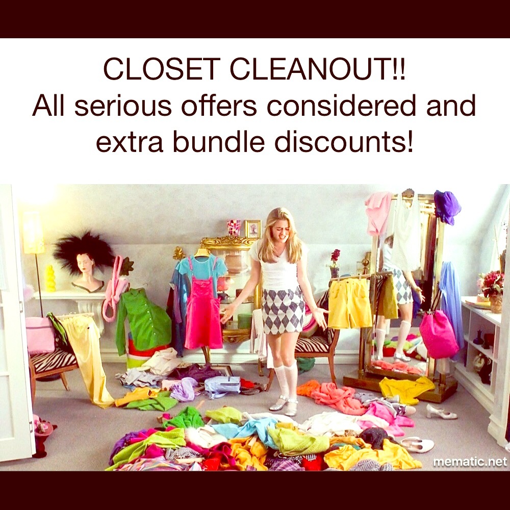 CLOSET CLEANOUT!