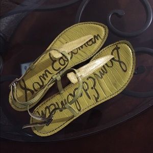 SAM EDELMAN Yellow sandals