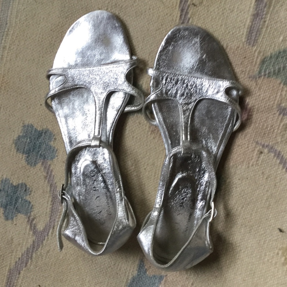 Calypso silver sandals
