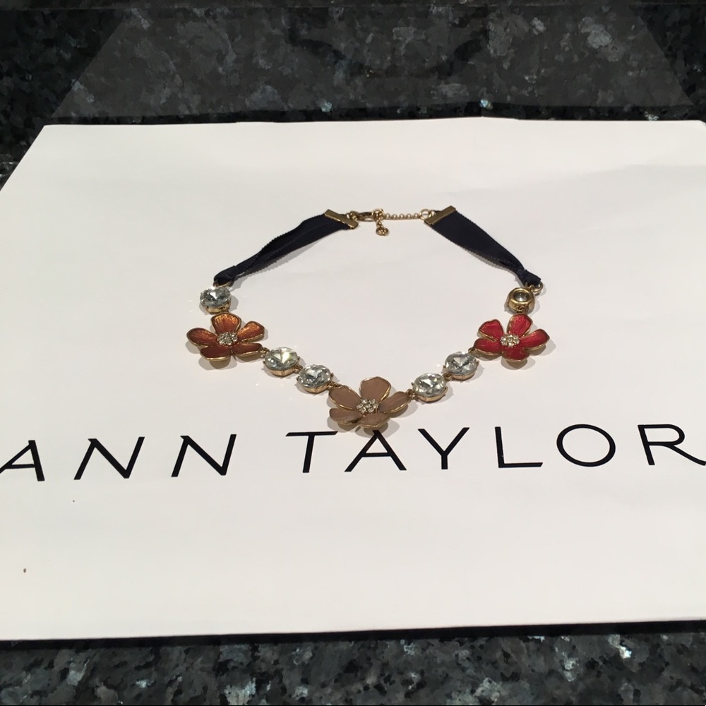 Floral statement necklace