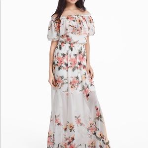 WHBM Floral Maxi Dress