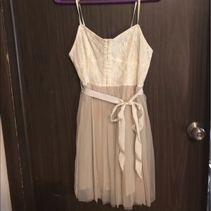 Cream American Eagle Tool Dress