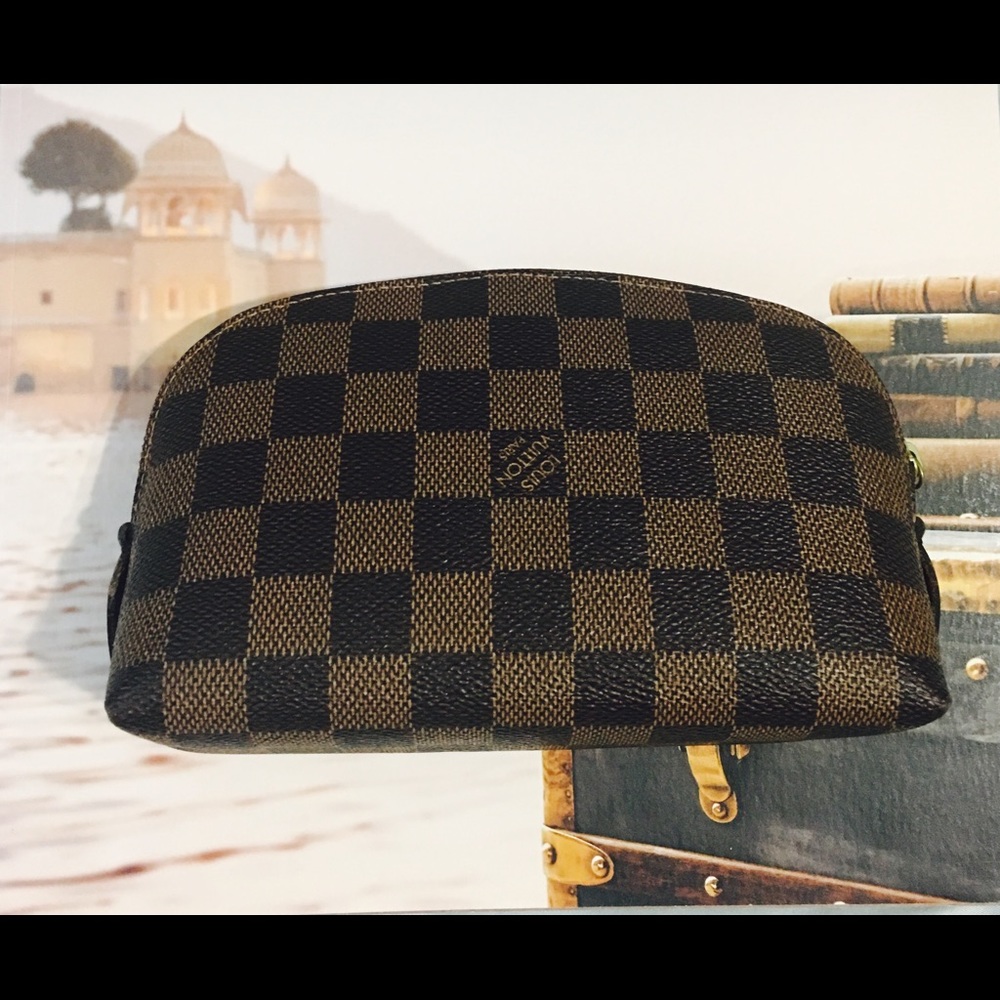 Authentic Louis Vuitton Cosmetic Pouch in DE