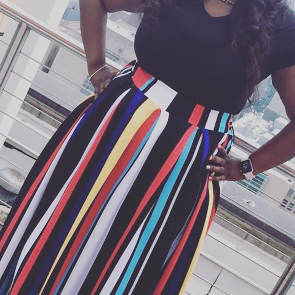 plus size maxi skirts with pockets