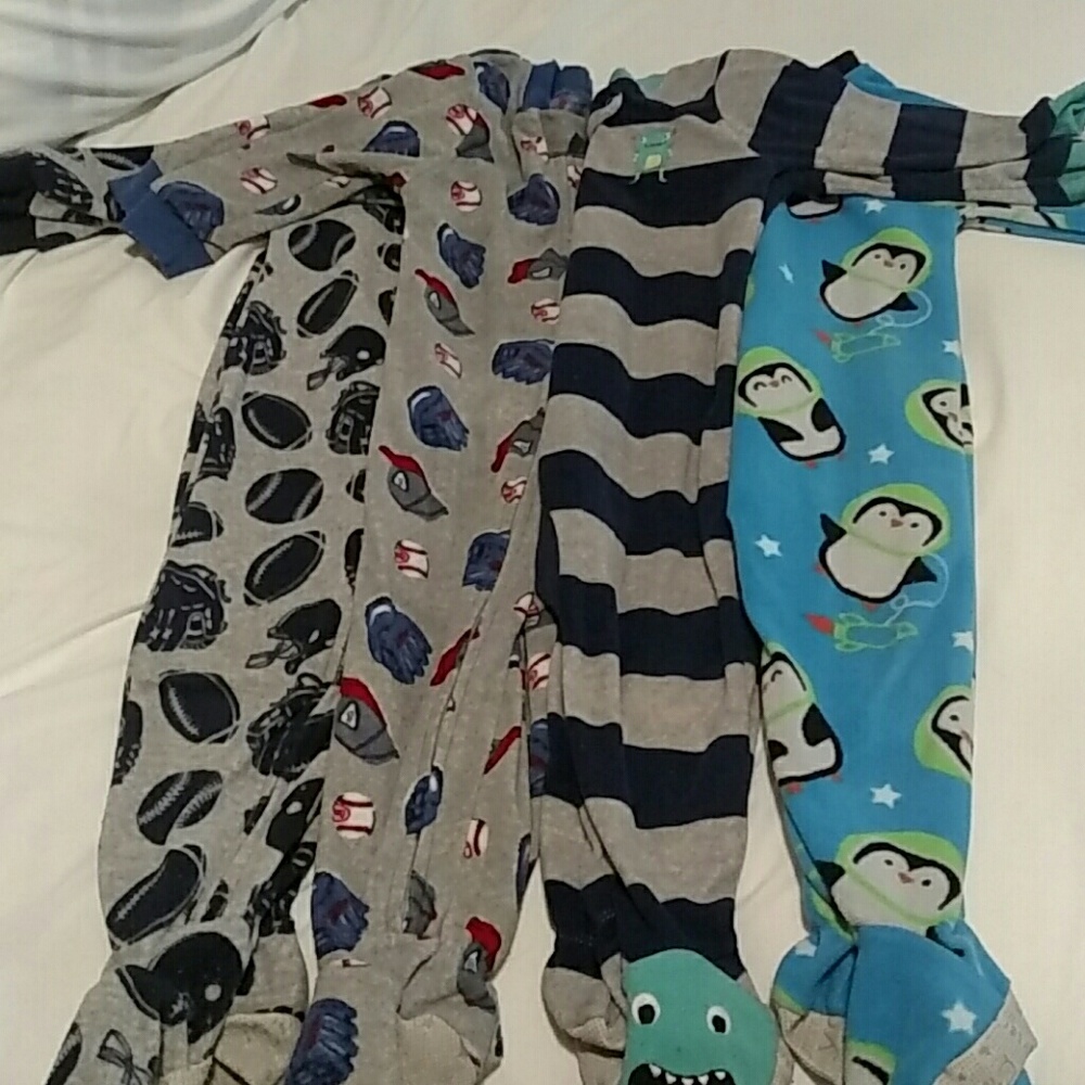 Carter's footed pajamas