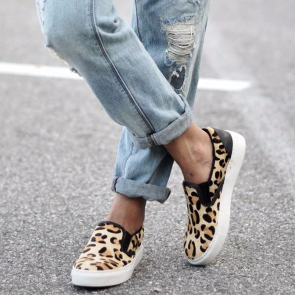 Stylish slip-on sneakers