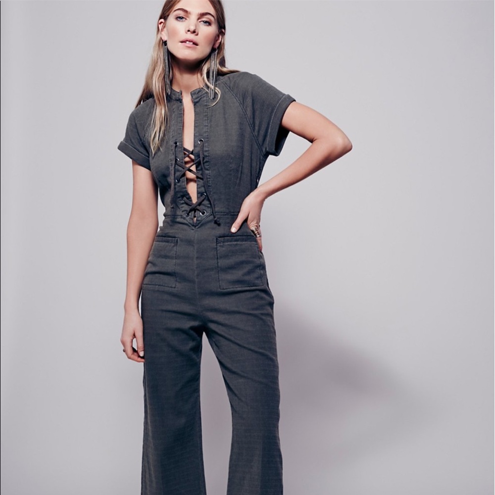 Free People Brook Lace jumpsuit