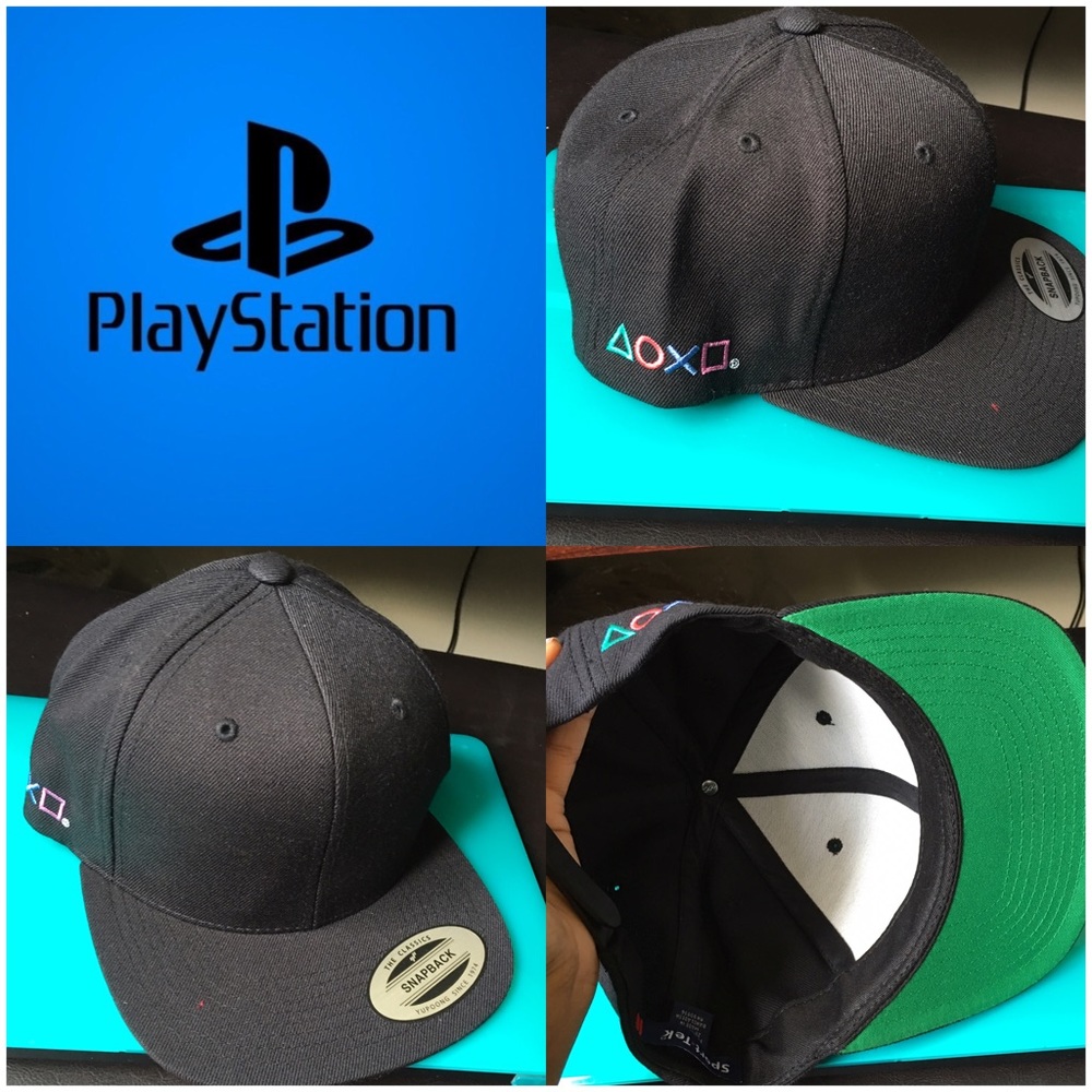 Playstation fitted Black  hat