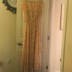 Sheer Anthropology Dress