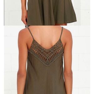 Army Green Dress