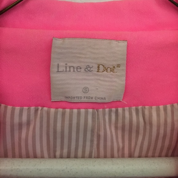 Bright pink loose fit blazer - Picture 2 of 2