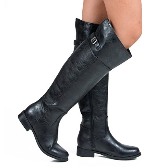 Sold *Black rider boots - Picture 2 of 2