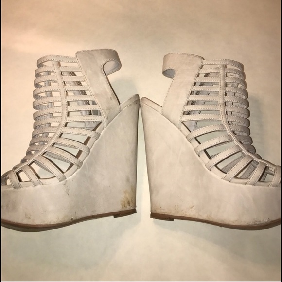 Steve Madden Caged Wedges - Picture 2 of 3
