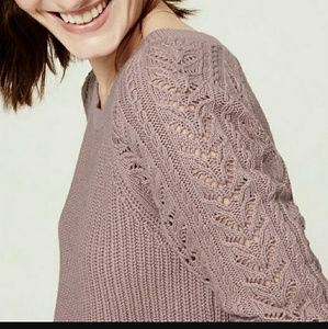 Loft cable sweater