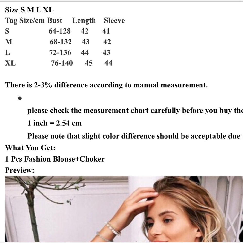 ⬇️ $32 OFF SHOULDER TOP WITH MATCHING CHOKER - Picture 8 of 8