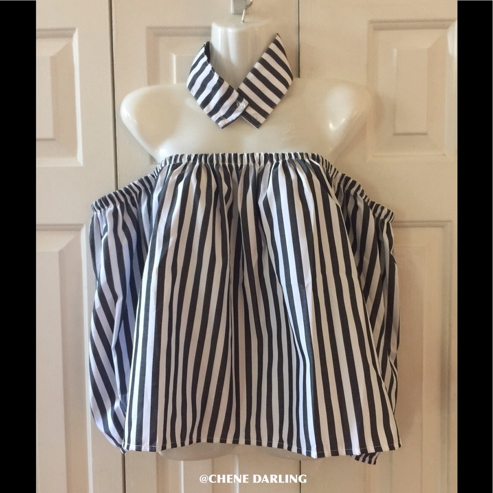 ⬇️ $32 OFF SHOULDER TOP WITH MATCHING CHOKER - Picture 6 of 8