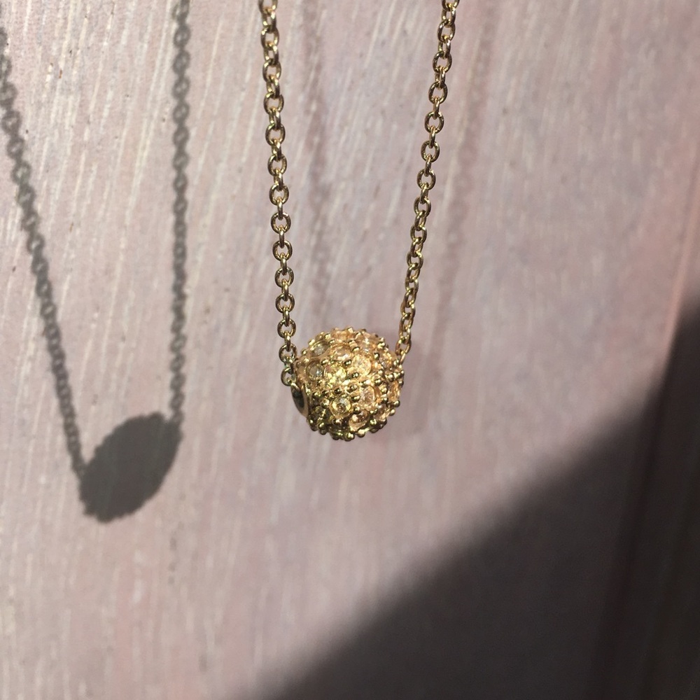 Swarovski Crystal Dainty Clear Gold 6mm Ball