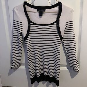 White House Black Market striped sweater