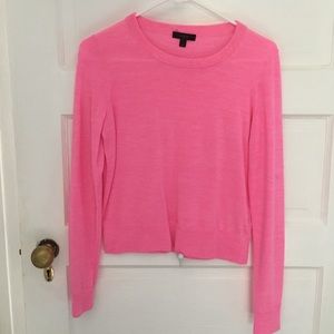 Pink long sleeve sweater