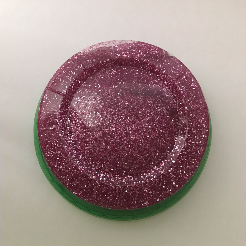pink glitter slime