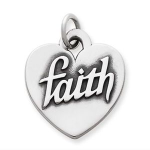 James Avery heart of faith charm.