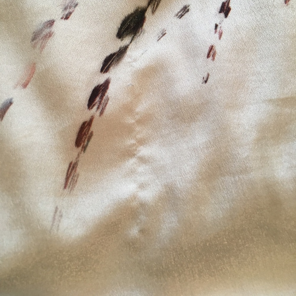 Lovely summer print top with high low hem size M. - Picture 8 of 8