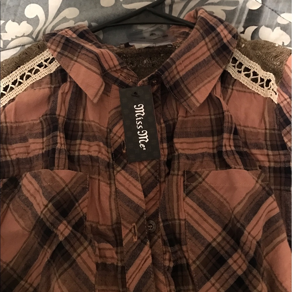 Brand new, Long sleeve Miss Me Shirt