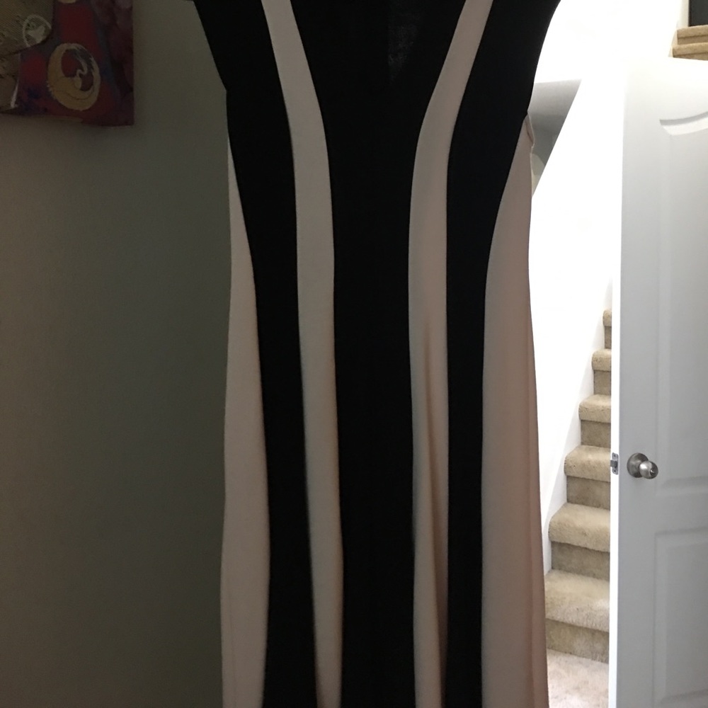 Venus black and beige dress