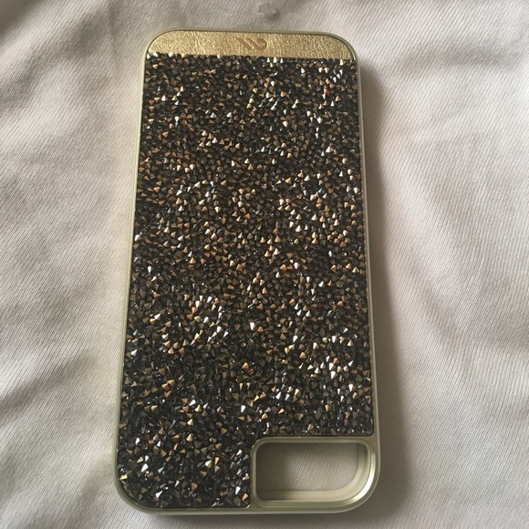 Brilliance genuine crystal & leather iPhone 6 case - Picture 3 of 4