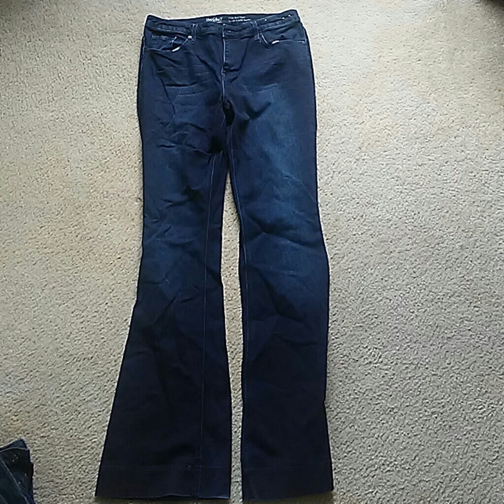 Mossimo stretch high rise flare jeans