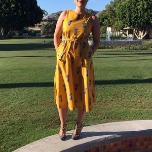 Ann Taylor Pineapple Dress