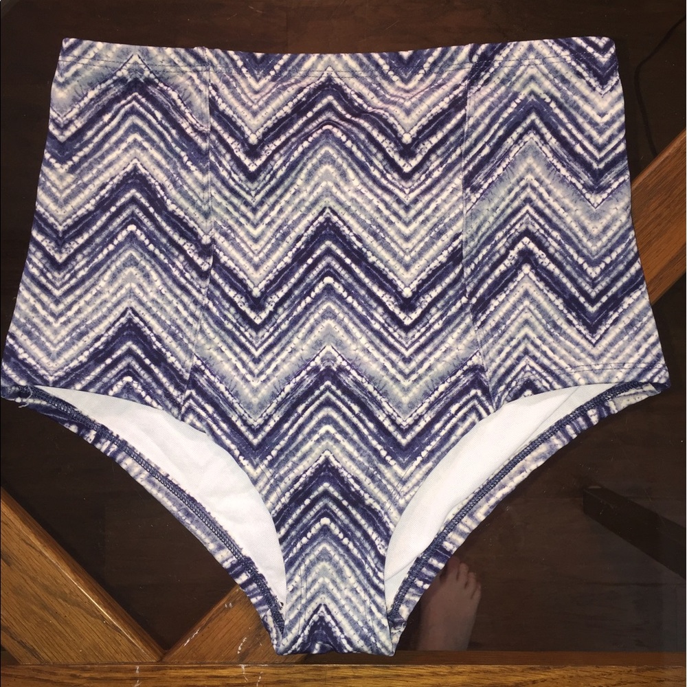 Urban Outfitters tie dye high waisted swim bottoms