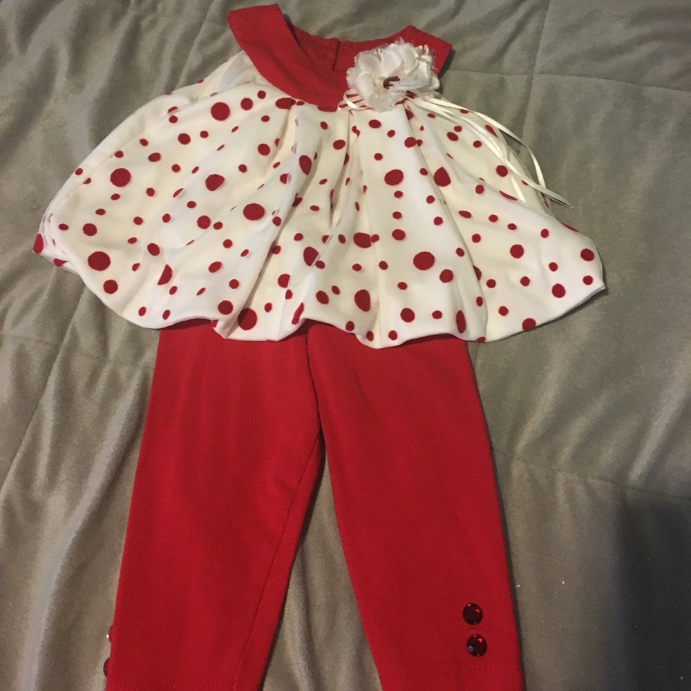 Two piece set for dressy occasion