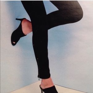 Victoria secret black crop skinny jeans