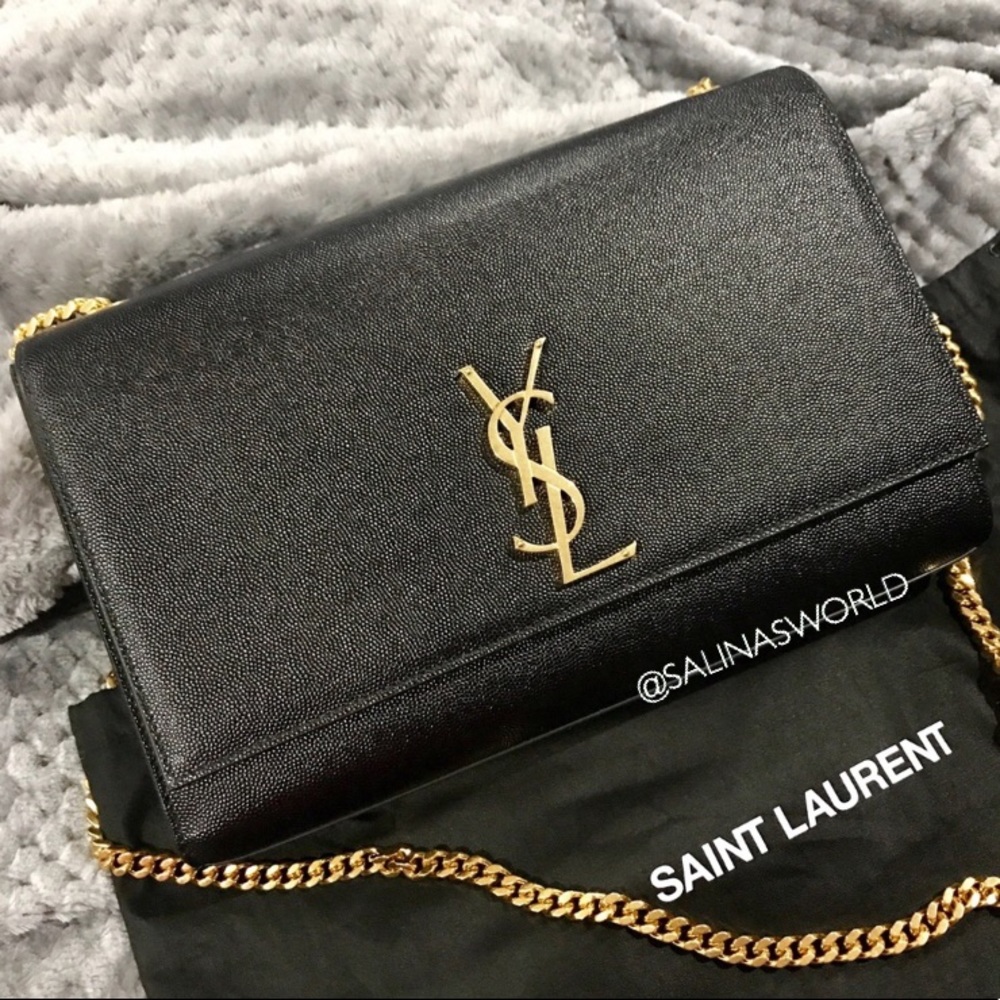 NWT Classic Large Kate Satchel In Black