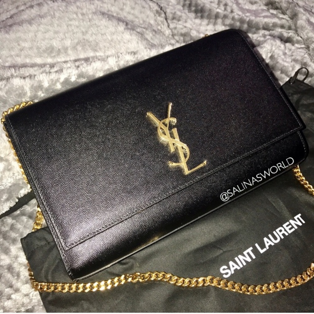 NWT Classic Large Kate Satchel In Black - Picture 7 of 8