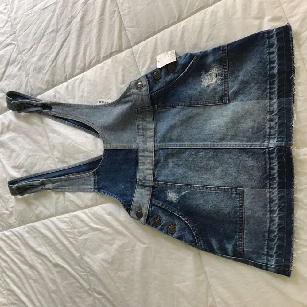 "Patchwork Blues One Piece Mini"