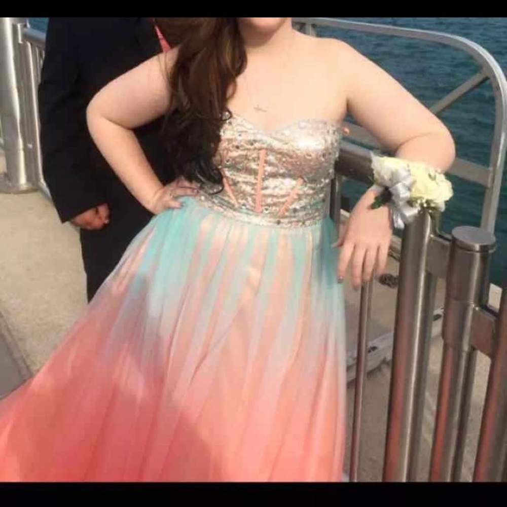 Ombré  prom dress
