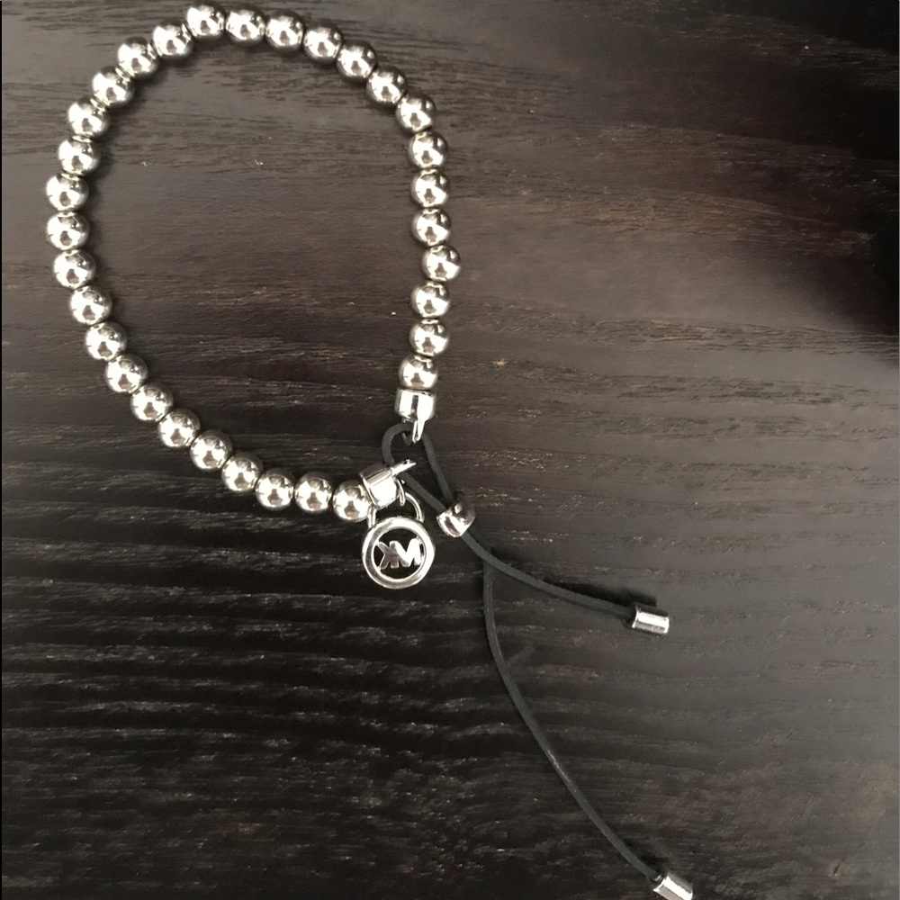 🔹today only!🔹Michael Kors beaded bracelet silver