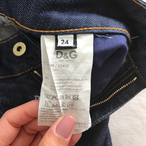 AUTHENTIC D&G WIDE LEG JEANS - Picture 4 of 7