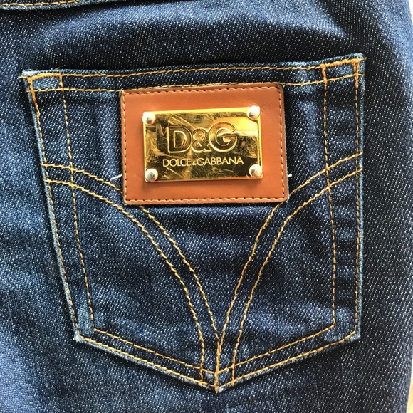 AUTHENTIC D&G WIDE LEG JEANS - Picture 6 of 7