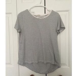 Short sleeve striped shirt