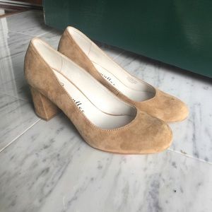 Bettye Muller suede heels (anthropologie)