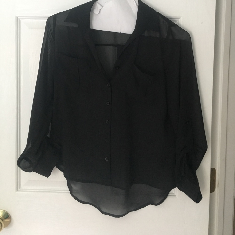 Black dress shirt