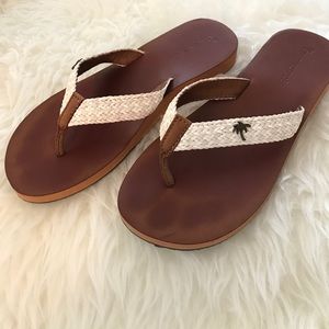 White Margaritaville sandals